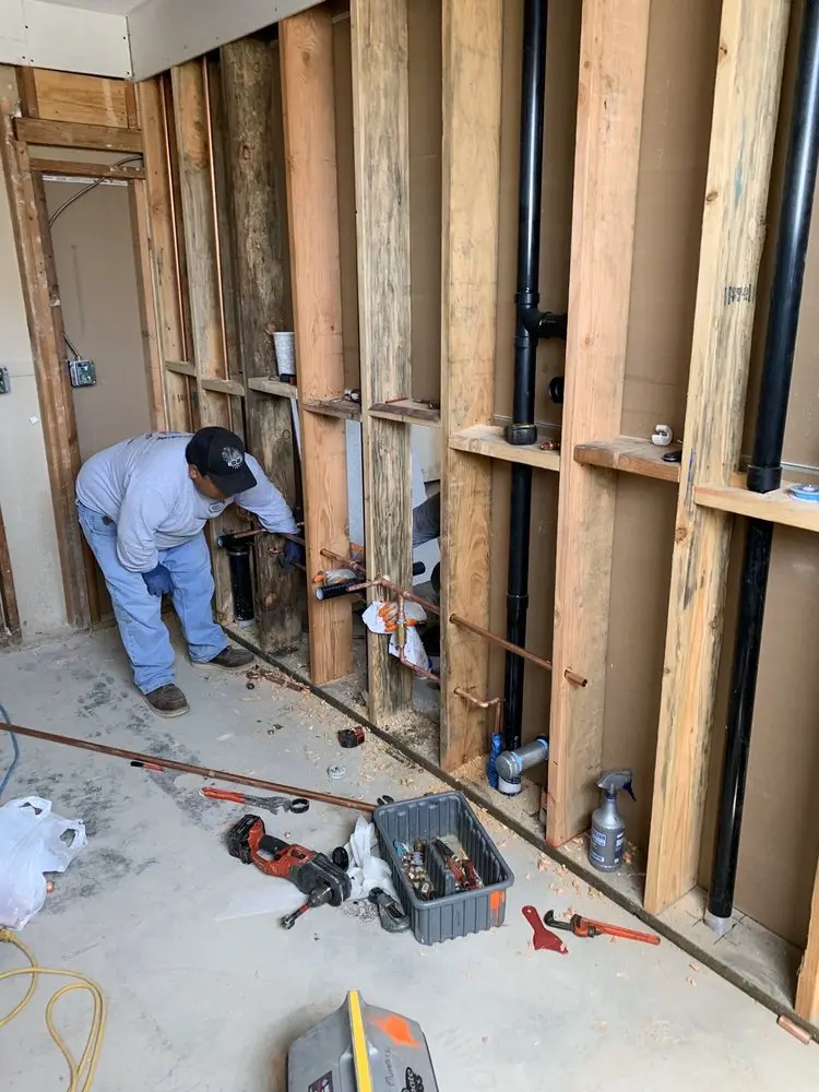 Commercial rough-in plumbing for Gas Line Repair in Hickorytown